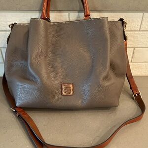 Dooney and Bourke large satchel. Hardly used. Comes with dust bag!